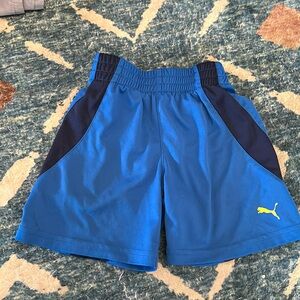 Boys size 2T Puma brand blue shorts